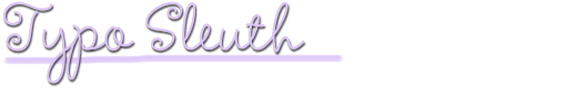 TYPO SLEUTH
